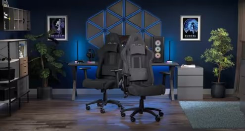 SILLA CORSAIR GAMING TC100 RELAXED FABRIC GRIS/NEGRA CF-9010052-WW - Imagen 6