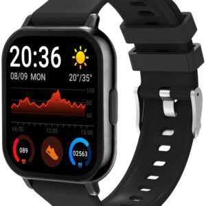 SMARTWATCH DENVER BLUETOOTH CON FRECUENCIA CARDIACA Y PRESION ARTERIAL NEGRO 5706751092114 SWC-176B