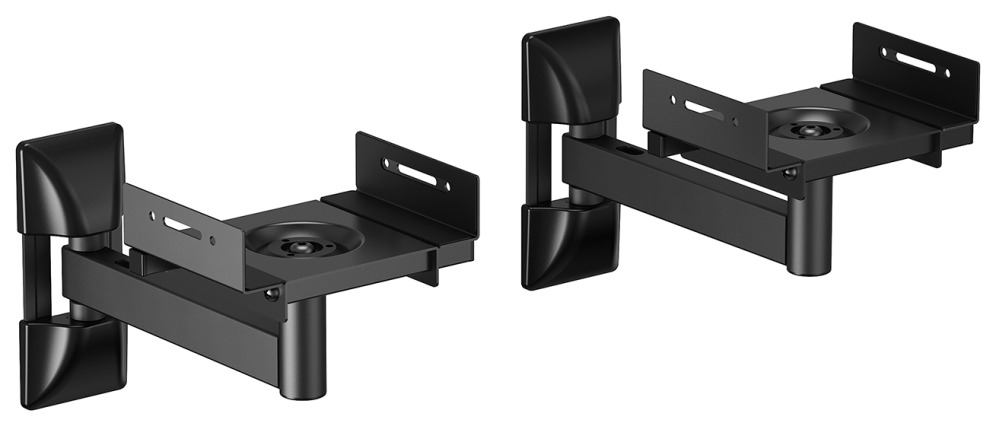 SOPORTE UNIVERSAL AISENS PARED GIRATORIO E INCLINABLE ALTAVOCES NEGRO 8435739904206 SPK05U-421