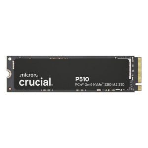 SSD CRUCIAL M.2 1TB PCIE5.0 NVME P510 649528946393 P/N: CT1000P510SSD8 | Ref. Artículo: CT1000P510SSD8