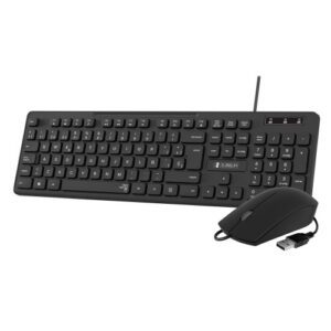 SUBBLIM Teclado Ergonómico y ratón Combo Business Slim Silencioso con cable USB 8436586742362 | P/N: SUBKBC-CSSK01 | Ref. Artículo: 1360086