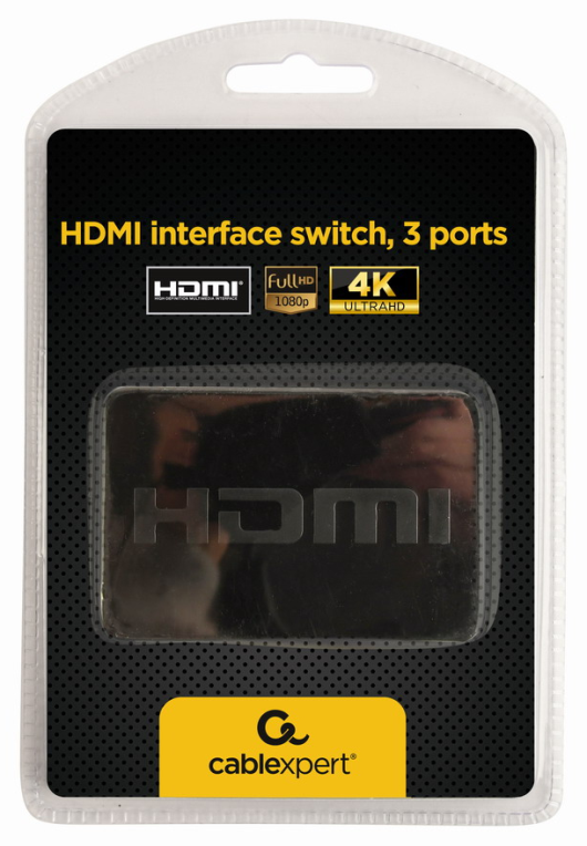 SWITCH HDMI GEMBIRD 3 PUERTOS HDMI 8716309085717 DSW-HDMI-34
