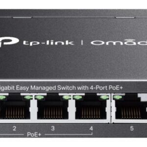 SWITCH OMADA ESA206GP 6 PUERTOS GIGABIT 4 PUERTOS POE+  ES206GP