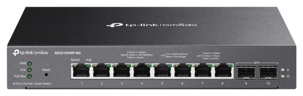 SWITCH TP-LINK OMADA SG2210XMP-M2 4895252504774 SG2210XMP-M2