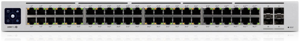 SWITCH UBIQUITI USW-PRO-48-POE UNIFI SWITCH PRO 48 POE (40+ 8++ 2 SFP+) 0817882027656 USW-Pro-48-POE
