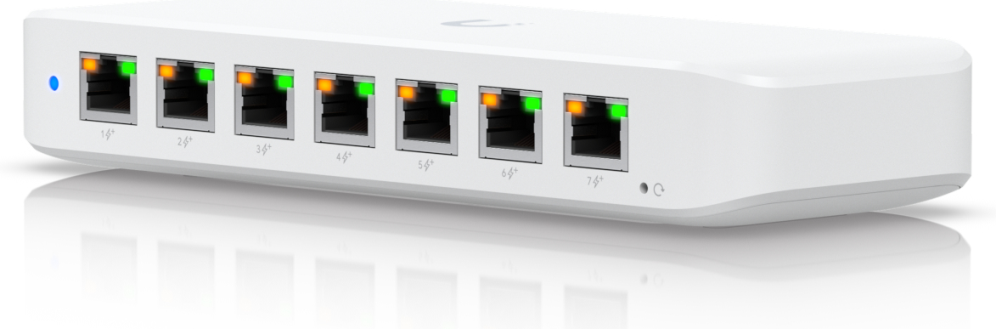 SWITCH UNIFI UBIQUITI USW-ULTRA-60W 8 POR GBE POE+ 60W 0810084693728 USW-ULTRA-60W