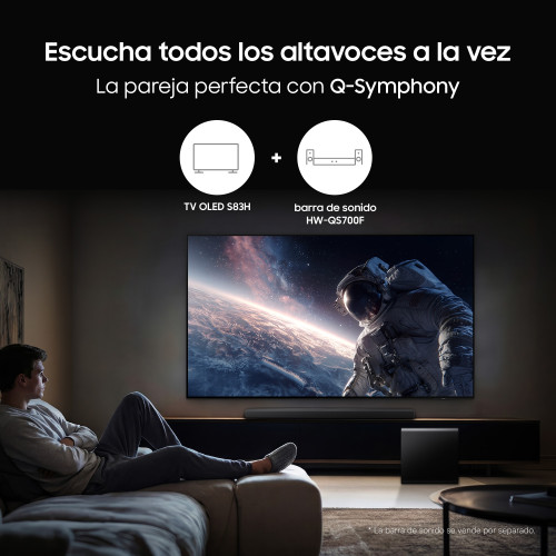 Samsung TV 65" OLED S83H 4K Vision AI Smart TV (2026) - Imagen 7