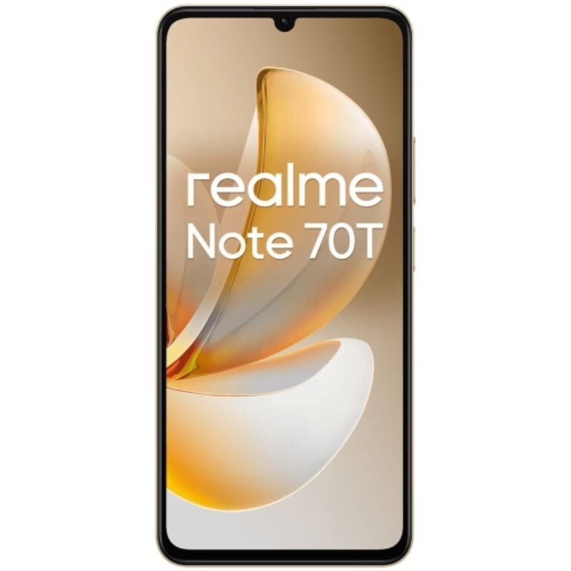 Smartphone Realme Note 70T 4GB/ 256GB/ 6.74"/ Dorado Playa - Imagen 2