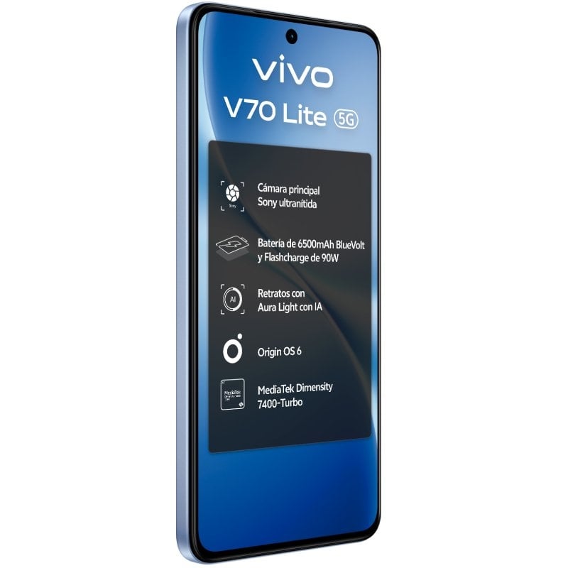 Smartphone Vivo V70 Lite 6GB/ 256GB/ 6.77"/ 5G/ Azul - Imagen 3