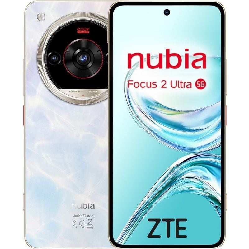 Smartphone ZTE Nubia Focus 2 Ultra 8GB/ 512GB/ 6.8"/ 5G/ Blanco 6902176137716 P720F12-WH ZTE-SP NUBIA FC2 U 8-512 WH