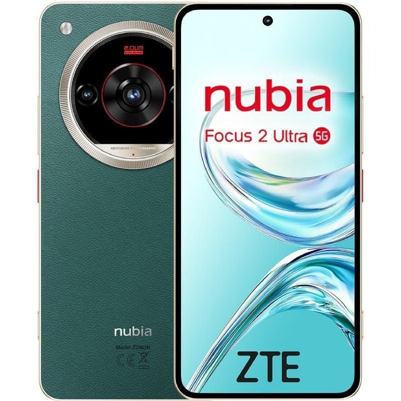 Smartphone ZTE Nubia Focus 2 Ultra 8GB/ 512GB/ 6.8"/ Verde 6902176137723 P720F12-GRE ZTE-SP NUBIA FC2 U 8-512 GRE