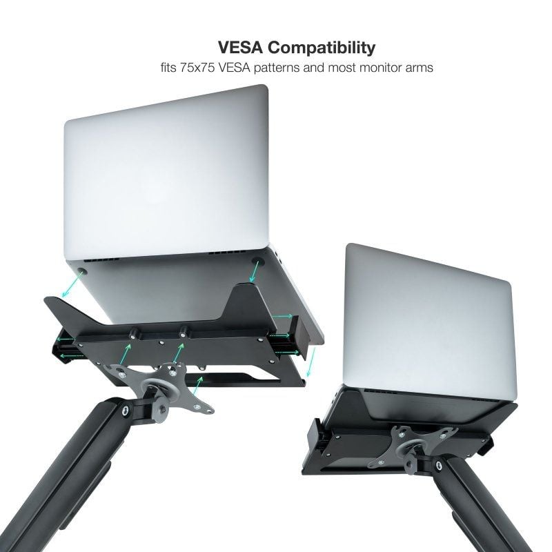 Soporte TooQ TQLH1117-B para Portátiles hasta 17.3"/ Hasta 9Kg - Imagen 2