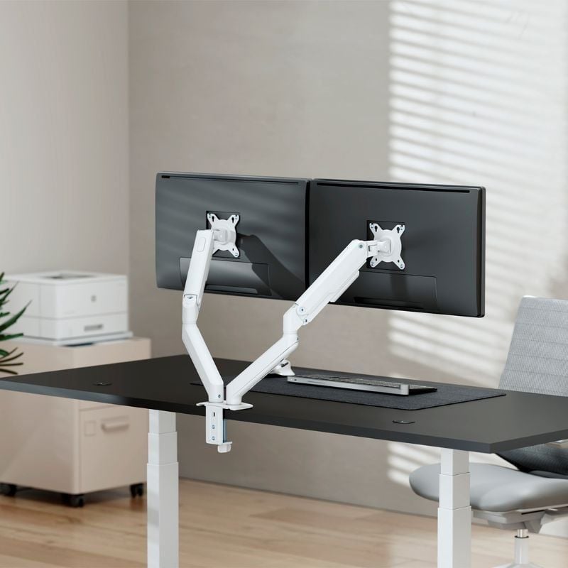 Soporte de Mesa con Contrapeso para 2 Monitores Aisens DT32TSR-439/ Giratorio/ Inclinable/ hasta 9kg - Imagen 4