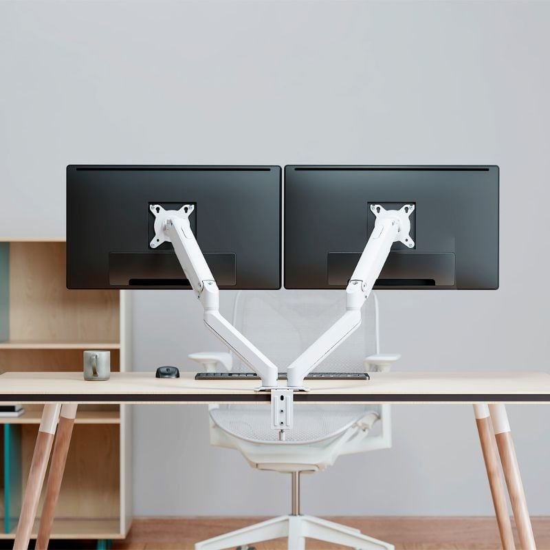 Soporte de Mesa con Contrapeso para 2 Monitores Aisens DT32TSR-439/ Giratorio/ Inclinable/ hasta 9kg - Imagen 5
