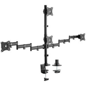 Soporte de Mesa para 4 Monitores y TV Aisens DT27TSR-379/ Giratorio/ Inclinable/ hasta 8kg 8435739903278 DT27TSR-379 AIS-SOPORTE DT27TSR-379