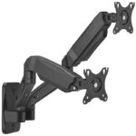 Soporte de Pared para 2 Monitores o TV Aisens WT32TSR-225/ Giratorio/ Inclinable/ hasta 9kg 8436574709742 WT32TSR-225 AIS-SOPORTE WT32TSR-225