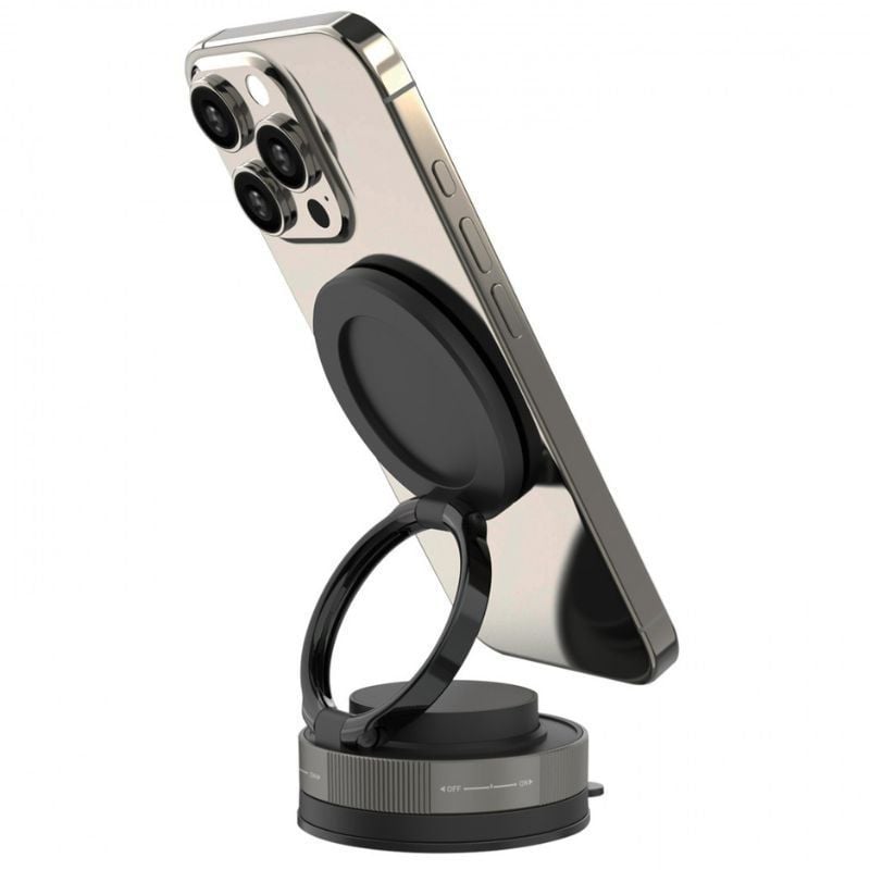 Soporte de Smartphone para Coche Muvit For Change MCCHL0035/ Negro - Imagen 3