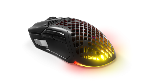 Steelseries Aerox 5 Wireless ratón mano derecha RF Wireless + Bluetooth + USB Type-A Óptico 18000 DPI - Imagen 4