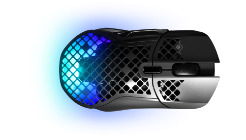Steelseries Aerox 5 Wireless ratón mano derecha RF Wireless + Bluetooth + USB Type-A Óptico 18000 DPI 5707119044837 | P/N: 62406 | Ref. Artículo: 1357276