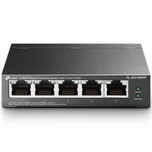 Switch TP-Link TL-SG1005P V2 5 Puertos/ RJ-45 10/100/1000 PoE 1210002616607 TL-SG1005P V2 TPL-SWITCH TL-SG1005P V2