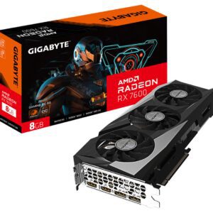 TARJETA GRAFICA GIGABYTE RX 7600 GAMING OC 8GB DDR6 4719331313425 GV-R76GAMING OC-8GD