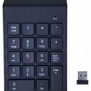 TECLADO NUMERICO GEMBIRD INALAMBRICO NEGRO 8716309124935 KPD-W-02