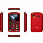 Teléfono Móvil Qubo P-186RD 4G para Personas Mayores/ Rojo 6944762701963 P-186RD 4G QUB-TEL P-186RD 4G