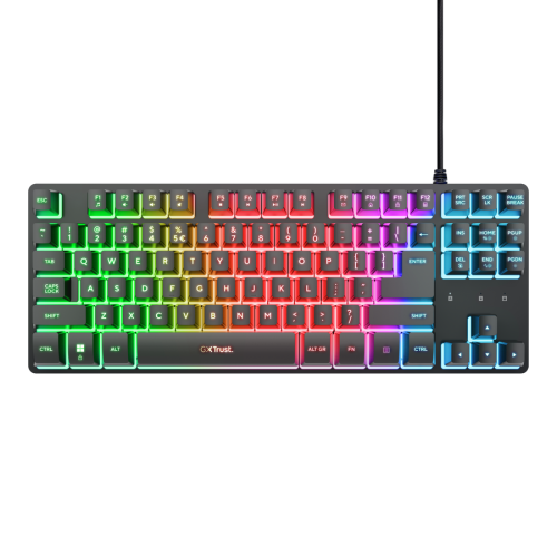 Trust GXT 833 Thado TKL teclado Juego USB QWERTY Español Negro - Imagen 2