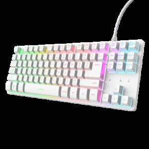 Trust GXT 833W Thado TKL teclado Juego USB QWERTY Español Blanco 8713439258967 | P/N: 25896 | Ref. Artículo: 1411727