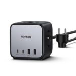UGREEN ESTACIÓN DE CARGA NEXODE DIGINEST USB C GAN 65 W. 7 EN 1: 3 SALIDAS CA. 2USB C. 2USB A