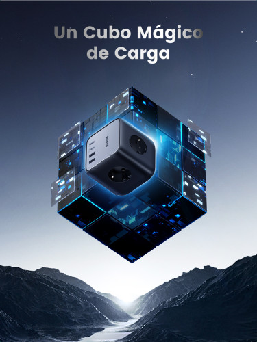 UGREEN ESTACIÓN DE CARGA NEXODE DIGINEST USB C GAN 65 W. 7 EN 1: 3 SALIDAS CA. 2USB C. 2USB A, CABLE 1.8M - Imagen 7