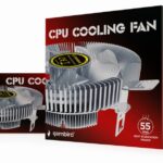 VENTILADOR DE REFRIGERACION GEMBIRD DE CPU 9 CM 55 W LED AZUL 4 PIN 8716309123891 CPU-HURACAN-X40