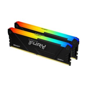 0740617337440 | P/N: KF436C17BB2AK2/16 | Cod. Artículo: DSP0000042256 Memoria ram ddr4 16gb 2x8gb kingston - 3600mt - s - fury beast rgb - cl17