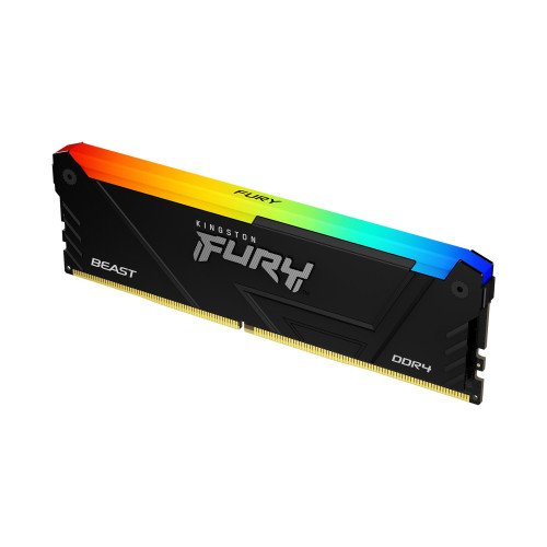Memoria ram ddr4 8gb kingston - 3600mt - s - fury beast rgb - cl17 - Imagen 2