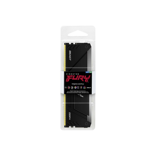Memoria ram ddr4 8gb kingston - 3600mt - s - fury beast rgb - cl17 - Imagen 3