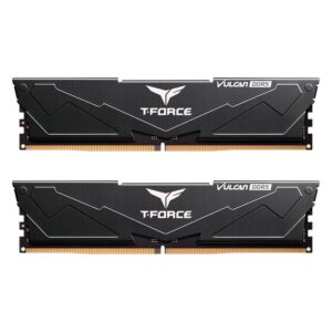 0765441868700 | P/N: FLBD532G6000HC30DC01 | Cod. Artículo: DSP0000040926 Memoria ram 6000mt - s teamgroup vulcan ddr5 black 2x16gb 32gb cl30