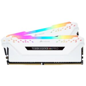 0840006614692 | P/N: CMW16GX4M2E3200C16W | Cod. Artículo: DSP0000042056 Memoria ram ddr4 16gb 2x8gb corsair vengeance rgb pro 3200mhz cl16 blanca