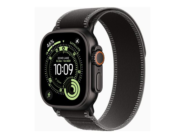 Smartwatch apple watch ultra 3 gps + cellular 49mm black titanium case black - charcoal trail loop - m - l - Imagen 2