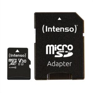 4034303022304 | P/N: 3433470 | Cod. Artículo: DSP0000042420 Tarjeta memoria micro sd intenso 16gb profesional v30 + adaptador sd