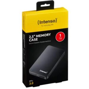4034303037889 | P/N: 6021660 | Cod. Artículo: DSP0000042460 Disco duro externo hdd intenso 1tb 2.5 pulgadas usb 3.2 negro