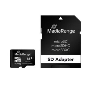 4260283113538 MEM MICRO SDHC 16GB MEDIARANGE + ADAPTADOR SD MR958 A0056165 Mediarange Almacenamiento MR958