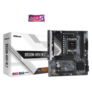 4710483942693 | P/N: 90-MXBLA0-A0UAYZ | Cod. Artículo: DSP0000042374 Placa base asrock b650m - hdv - m.2 am5 matx - 2x ddr5
