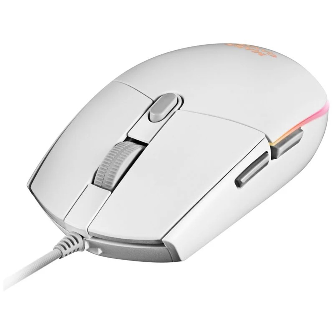 Raton mars gaming mmgw optico usb 6 botones 3200ppp rgb blanco - Imagen 2