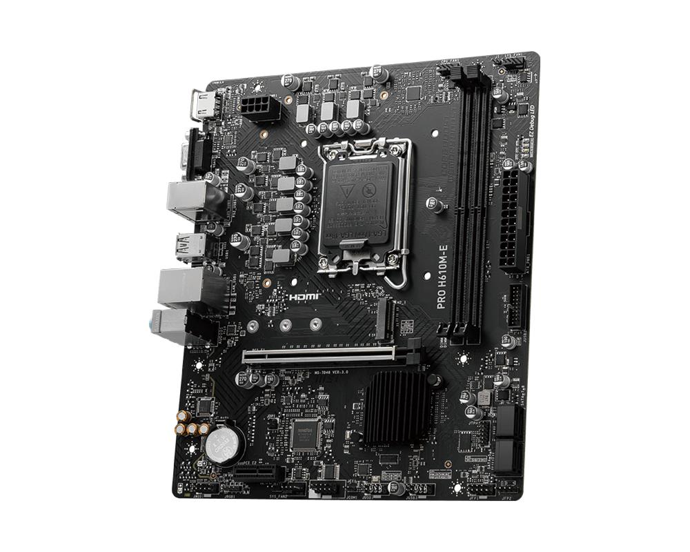 Placa base msi pro h610m - e 1700 ddr5 - Imagen 3