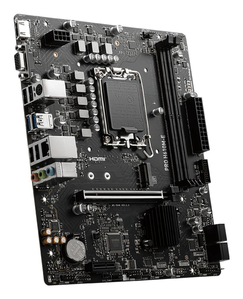 Placa base msi pro h610m - e 1700 ddr5 - Imagen 4
