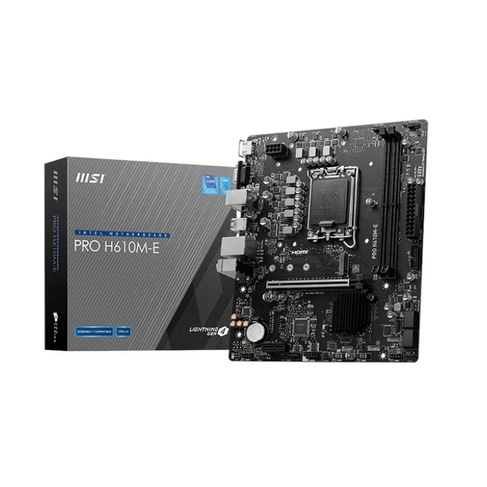 4711377125147 | P/N: 911-7D48-019 | Cod. Artículo: DSP0000019786 Placa base msi pro h610m - e 1700 ddr5