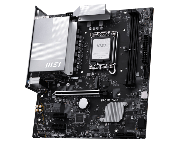 Placa base msi pro pro h810m - b lga 1851 matx - 2x ddr5 - 4x sata3 - Imagen 3