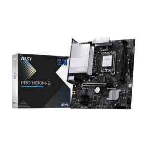 4711377337977 | P/N: 911-7E64-001 | Cod. Artículo: DSP0000033462 Placa base msi pro pro h810m - b lga 1851 matx -  2x ddr5 -  4x sata3
