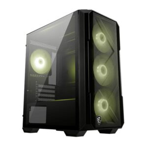 4711377386241 | P/N: 306-7G20R46-HH9 | Cod. Artículo: DSP0000041817 Caja ordenador gaming msi mag forge m120r airflow matx argb cristal templado negra