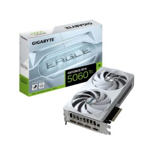 4719331356095 | P/N: 9VN506TEI8-00-G10 | Cod. Artículo: DSP0000031363 Tarjeta grafica gigabyte rtx 5060 ti eagle ice oc 8gb gddr7 white